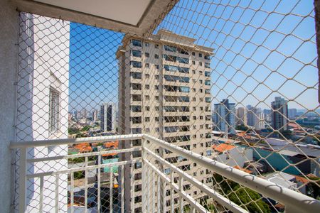 Varanda da sala de apartamento à venda com 2 quartos, 50m² em Vila Leopoldina, Santo André
