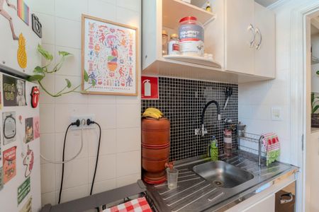 Apartamento à venda com 28m², 1 quarto e 1 vagaCozinha e Área de Serviço