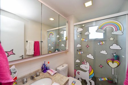 Apartamento para alugar com 130m², 3 quartos e 2 vagasBanheiro da Suíte 1