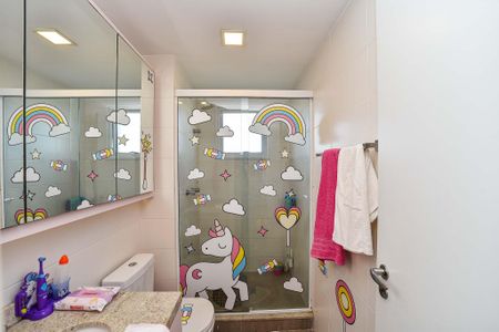 Apartamento para alugar com 130m², 3 quartos e 2 vagasBanheiro da Suíte 1