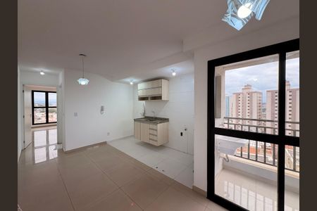 Sala de apartamento à venda com 1 quarto, 41m² em Vila Valparaíso, Santo André