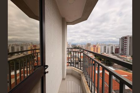 Sacada  de apartamento à venda com 1 quarto, 41m² em Vila Valparaíso, Santo André