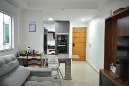 Sala de apartamento à venda com 2 quartos, 114m² em Parque das Nações, Santo André