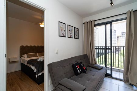 Sala de apartamento à venda com 1 quarto, 27m² em Bela Vista, São Paulo