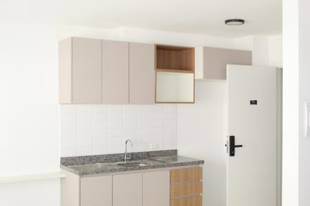 Cozinha de apartamento para alugar com 1 quarto, 30m² em Centro Histórico de São Paulo, São Paulo