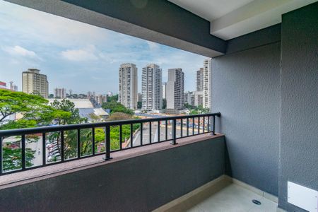 Varanda de kitnet/studio para alugar com 1 quarto, 24m² em Vila Santa Catarina, São Paulo