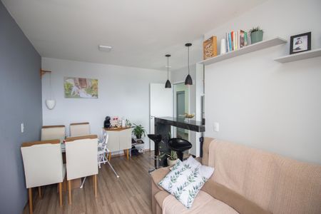 Sala de apartamento à venda com 2 quartos, 53m² em Europa, Contagem