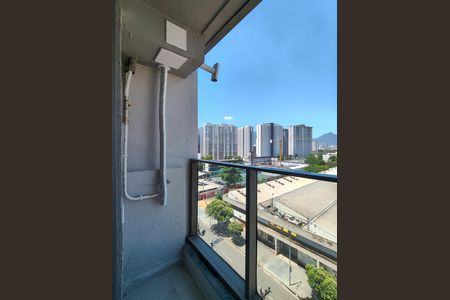 Varanda da Sala de apartamento à venda com 1 quarto, 40m² em Santo Cristo, Rio de Janeiro