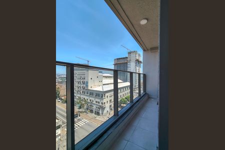 Varanda da Sala de apartamento à venda com 1 quarto, 40m² em Santo Cristo, Rio de Janeiro