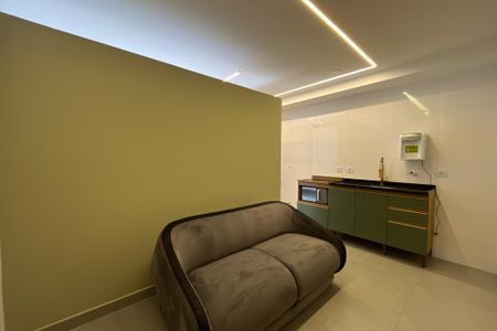 Sala/Cozinha de apartamento para alugar com 1 quarto, 28m² em Vila Zat, São Paulo
