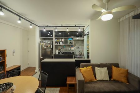 Sala de estar - Jantar de apartamento à venda com 2 quartos, 58m² em Jardim das Acacias, São Paulo