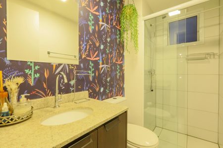 Apartamento à venda com 58m², 2 quartos e 1 vagaBanheiro Social