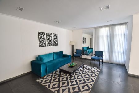Apartamento à venda com 36m², 1 quarto e 1 vaga Apartamento à venda com 36m², 1 quarto e 1 vagaHall social
