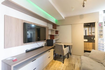 Sala de apartamento para alugar com 1 quarto, 35m² em Campos Elíseos, São Paulo