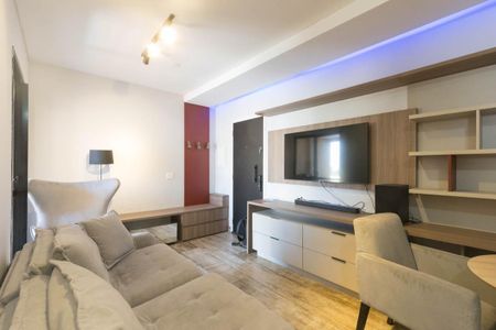 Sala de apartamento para alugar com 1 quarto, 35m² em Campos Elíseos, São Paulo