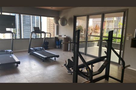 Studio para alugar com 28m², 1 quarto e sem vaga Studio para alugar com 28m², 1 quarto e sem vagaÁrea comum - Academia