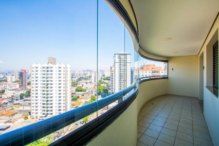 Apartamento à venda com 144m², 3 quartos e 4 vagasVaranda da sala