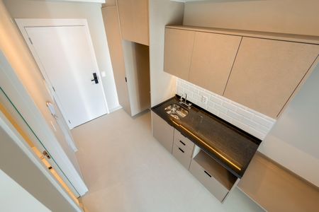 Studio à venda com 30m², 1 quarto e sem vagaCozinha