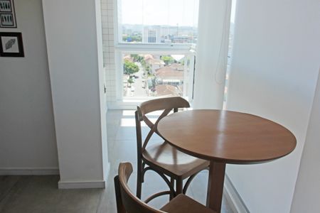 Varanda da Sala de apartamento para alugar com 1 quarto, 55m² em Boqueirão, Santos