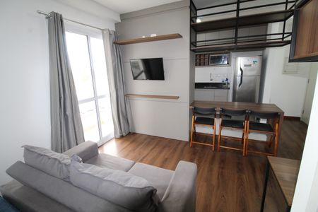 Sala de apartamento para alugar com 1 quarto, 32m² em Jardim Serimbura, São José dos Campos