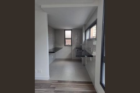 cozinha de apartamento para alugar com 1 quarto, 47m² em Santo Agostinho, Belo Horizonte