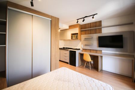 Suíte  de apartamento para alugar com 1 quarto, 26m² em Indianópolis, São Paulo