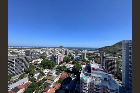 Varanda - Vista de apartamento à venda com 3 quartos, 104m² em Recreio dos Bandeirantes, Rio de Janeiro
