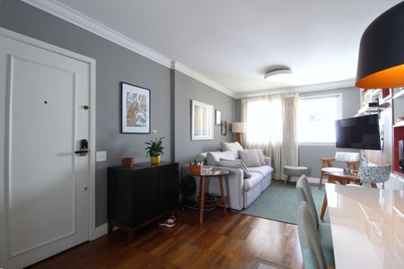 Sala de apartamento à venda com 3 quartos, 87m² em Indianópolis, São Paulo