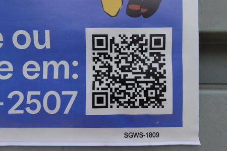Casa à venda com 310m², 5 quartos e 7 vagasPlaquinha SGWS-1809 - QR Code