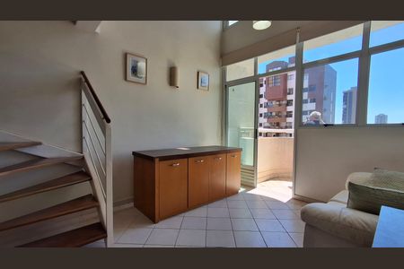 Sala de apartamento à venda com 1 quarto, 72m² em Cambuí, Campinas