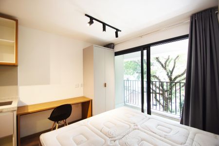 quarto sala studio de kitnet/studio para alugar com 1 quarto, 24m² em Sumaré, São Paulo