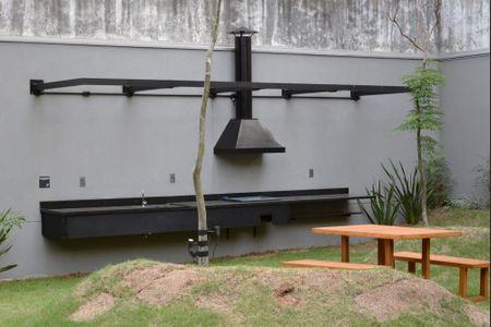 Studio para alugar com 33m², 1 quarto e sem vagaChurrasqueira