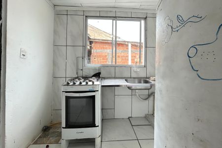 Cozinha de apartamento para alugar com 1 quarto, 20m² em Capoeiras, Florianópolis