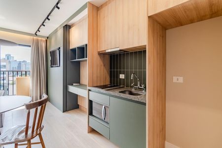 Studio para alugar com 25m², 1 quarto e sem vagaCozinha