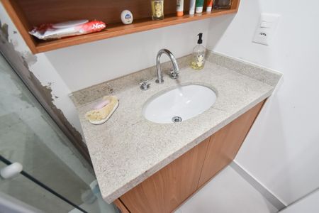 Banheiro de kitnet/studio à venda com 1 quarto, 22m² em Alto do Ipiranga, São Paulo