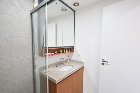 Banheiro de kitnet/studio à venda com 1 quarto, 22m² em Alto do Ipiranga, São Paulo