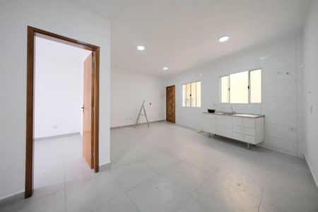 Sala/Cozinha de apartamento para alugar com 3 quartos, 98m² em Vila Guilhermina, São Paulo