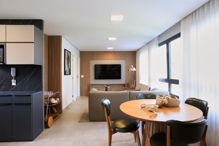 Sala de apartamento para alugar com 3 quartos, 140m² em Sion, Belo Horizonte