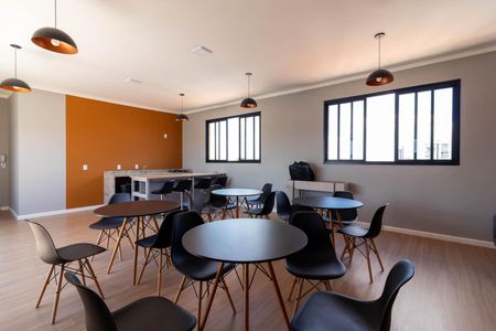 Apartamento à venda com 27m², 1 quarto e sem vagaÁrea comum - Salão de festas