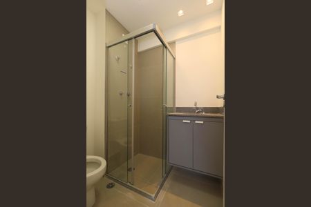 Studio para alugar com 24m², 1 quarto e sem vaga Studio para alugar com 24m², 1 quarto e sem vagaBanheiro