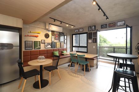 Studio para alugar com 24m², 1 quarto e sem vaga Studio para alugar com 24m², 1 quarto e sem vagaÁrea gourmet