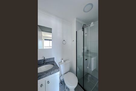 Banheiro da Suíte de apartamento para alugar com 1 quarto, 30m² em Belenzinho, São Paulo