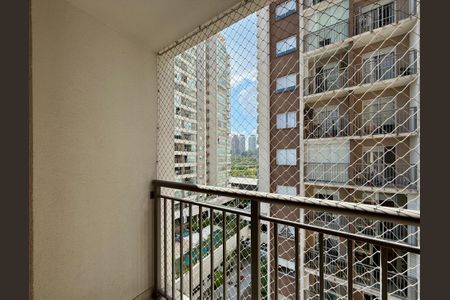 Sacada de apartamento para alugar com 1 quarto, 27m² em Jardim Caravelas, São Paulo