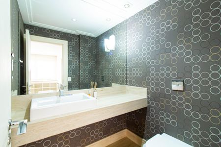 Lavabo de apartamento para alugar com 2 quartos, 120m² em Perdizes, São Paulo