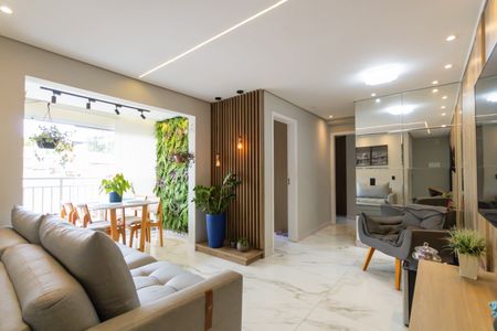 Sala de apartamento à venda com 2 quartos, 50m² em Jardim Roberto, Osasco