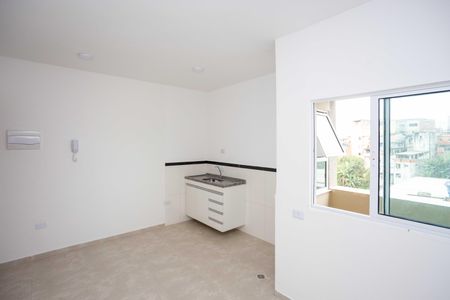 Sala/Cozinha/Area de Serviço de apartamento para alugar com 1 quarto, 36m² em Vila Clara, São Paulo