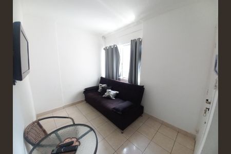 Sala de apartamento para alugar com 1 quarto, 42m² em Itararé, São Vicente