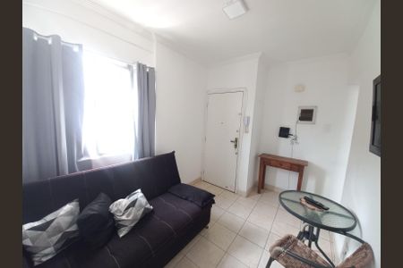 Sala de apartamento para alugar com 1 quarto, 42m² em Itararé, São Vicente