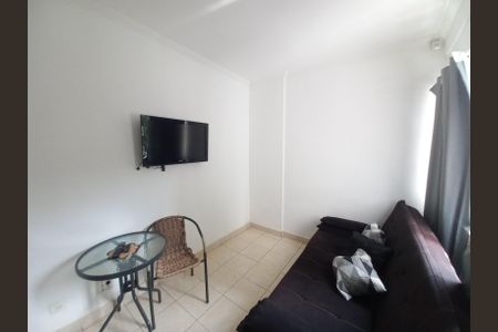 Sala de apartamento para alugar com 1 quarto, 42m² em Itararé, São Vicente