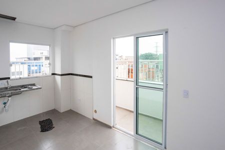 Sala/Cozinha de apartamento para alugar com 1 quarto, 38m² em Vila Clara, São Paulo